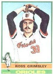 1976 Topps Baseball Cards      257     Ross Grimsley
